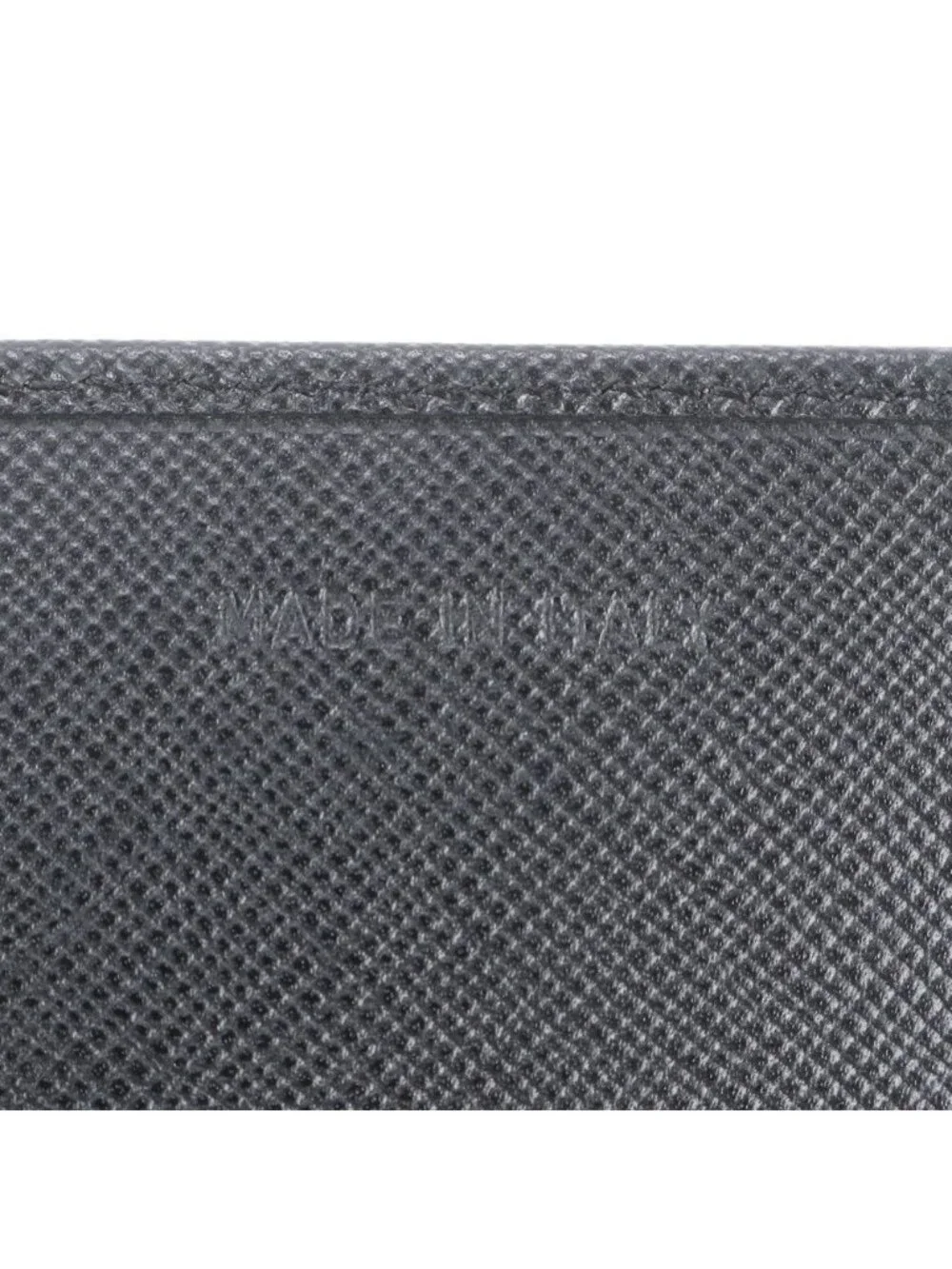 Prada Saffiano Leather Triangle Logo Long Wallet
